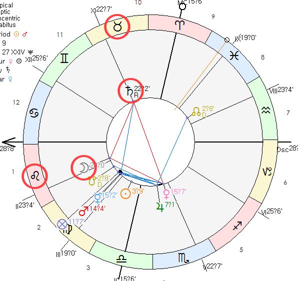 박명수 네이탈 차트